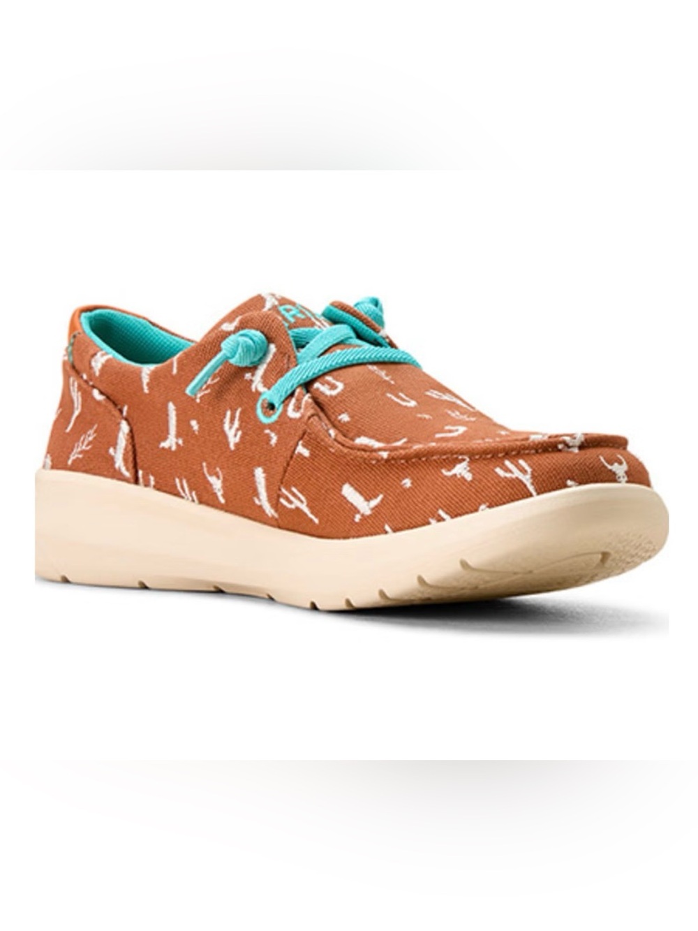ARIAT WOMENS HILO DOODLE CASUAL SHOES EUC size 7.5